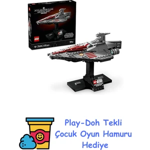 Star Wars Acclamator Sınıfı Hücum Gemisi 75404 - Star Wars Seven Yetişkinler Için Koleksiyonluk Yaratıcı ve Keyifli Model Yapım Seti, Doğum Günü Hediyesi (450 Par + Play-Doh Oyun Hamuru