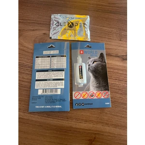 World Royal Kedi Iç P.razit Bitkisel Damla ve Mendil