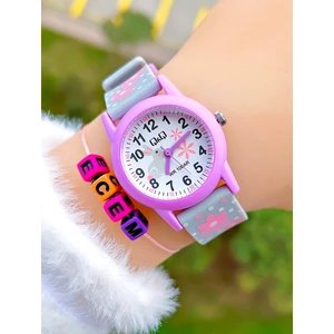 Silikon Kordonlu 10 Atm Su Geçirmez Kız Çocuk Kol Saati Kişiye Özel Hediye Isimli Bileklik
