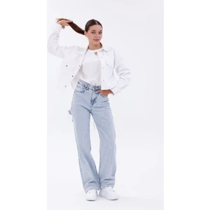 Kadın Bağcıklı Basic Sneaker Inci Detaylı Kalın Taban Spor Ayakkabı