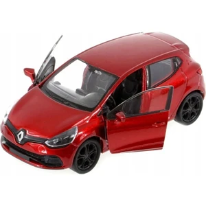 Renault Clio Kırmızı 1/36 Ölçek Metal Model Oyuncak Araba