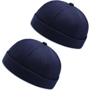 Rupen Kraft 2 Li Set %100 Pamuk Cap Ayarlanabilir Docker Şapka Yazlık Takke Şapka Retro Şapka Takke Şapka