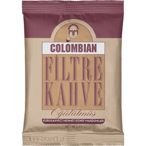 Kurukahveci Mehmet Efendi Mehmet Efendi 80gr Colombıan Filtre  (Öğütülmüş)