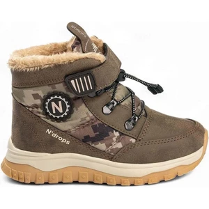 Içi Yünlü Su Geçirmez Soğuğa Dayanıklı Çocuk Bot - Kum - 28