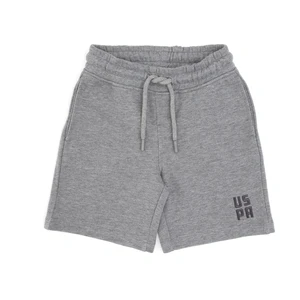 U.s. Polo Assn. Erkek Çocuk Antrasit Melanj Şort (Örme) 50325210-VR081