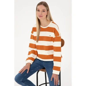 U.s. Polo Assn. Kadın Bakır Sweatshirt 50313563-VR182