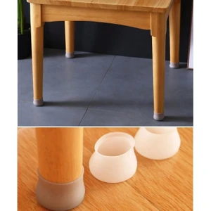 Evinizin Vitrini 12 Adet Kaydırmaz Sandalye ve Masa Ayağı Silikon Kılıf