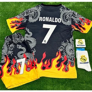 Legent Lady Real/madrid 26 Ronaldo Alevli Alev Desenli Çocuk Forması 4lü Set