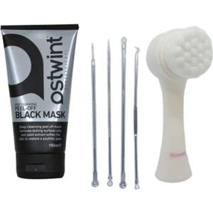 Soy. Siyah Maske 150ML&AKNE-SIYAH Nokta Tem.komedon Set4'lü&yüz Tem.fırçası