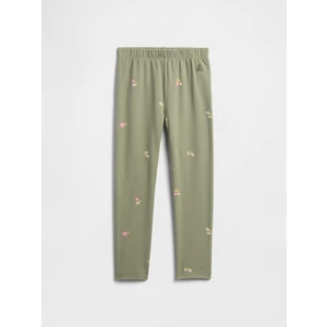 Kız Bebek Yeşil Gap Pull-On Stretch Jersey Tayt