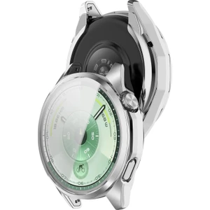 Huawei Watch Gt 6 46MM Tpu Silikon Kasa ve Ekran Koruyucu 360 Tam Koruma Gt6 Kasa Koruyucu