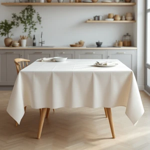 Naturel Keten Masa Örtüsü 100X100