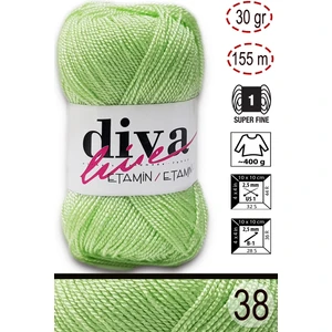 Diva İplik Diva Etamin 38 Su Yeşili