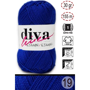 Diva İplik Diva Etamin 19 Saks Mavi