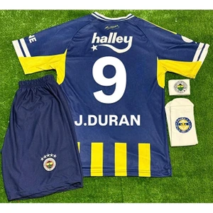 Legent Lady Fenerbahçe 2026 Yeni Sezon Iç Saha Çubuklu # J.duran # Çocuk Forması 4lü Set