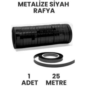Metalize Parlak Rafya 25 Metre Balon Bağlama Ipi