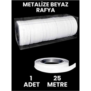 Metalize Parlak Rafya 25 Metre Balon Bağlama Ipi