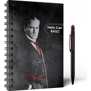 Kişiye Özel Isimli Atatürk Defter + Kişiye Özel Kalem