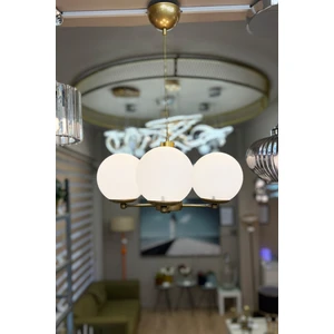 Globe Golden Up Quad Sarkıt Cam Avize