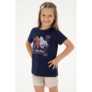 U.s. Polo Assn. Kız Çocuk Lacivert Tişört 50306200-VR033