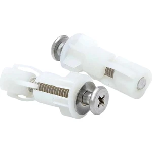 Klozet Kapağı Menteşe Dübeli ve Vida Seti, Eca Serel Vitra Uyumlu, Plastik Dübel ve Metal Vida, Kolay Montaj, Yedek Parça