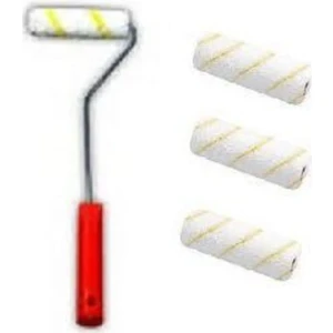 Kl Home Boyama Için  Parmak Rulo  Saplı  ve  3 Adet Yedek Dahildir