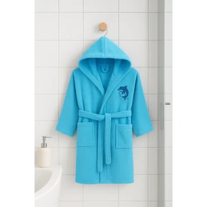 Home Collectionkapüşonlu Çocuk Bornozu Kız-Erkek %100 Pamuk