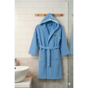 Home Collectionkapüşonlu Çocuk Bornozu Kız-Erkek %100 Pamuk