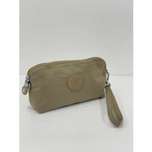 Glc Sanmorris El ve Çapraz Askılı 2 Bölmeli Metal Fermuarlı Kartlık ve Bozuk Para Gözlü Cüzda