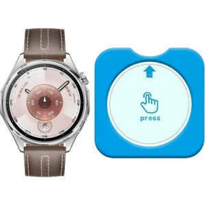 Redmud Teknoloji Huawei Watch Gt6 46 mm ile Uyumlu Ekran Koruyucu Kolay Uygulanabilir Aparatlı Ekran Koruyucu