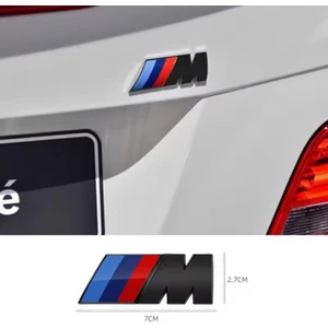 Bmw Yan Çamurluk ve Bagaj Abs Malzeme M Logo Rozet Amblem