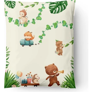 House Of Pack Renkli Kargo Poşeti - 35X45 cm - 100 Adet - Kids