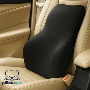 Visko Sırt Minderi Araç Koltuk Sandalye Ofis Bel Yastığı Bel Desteği