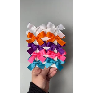 Toka Perisi Neon Tonlar Kurdela Fiyonk 10 Adet 3 cm Metal Klips