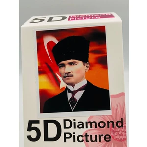 Duck Hoby 50X40 Boncuklu Atatürk Taş Mozaik Elmas Goblen Pano Tablo Resim Boncuk Puzzle Dıamond Paıntıng Hı Stone