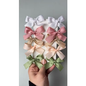 Toka Perisi Soft Tonlar Kurdela Fiyonk 10 Adet 3 cm Metal Klips