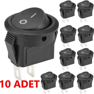 Gözpar Oto Aç Kapa 1-0 Çıt Çıt Düğme 12V 10 Adet Anahtar Düğme