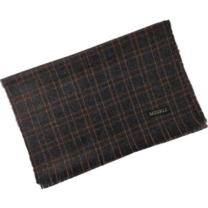 Mim Eşarp ve Şal Erkek Yünlü Ekose Kaşkol ( Atkı )