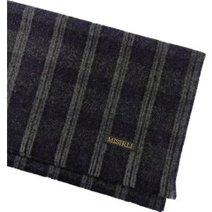 Mim Eşarp ve Şal Mısırlı Eşarpları Erkek Yünlü Ekose Kaşkol ( Atkı )