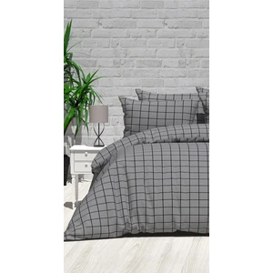 İsmail Gürel Çift Kişilik Desenli Nevresim Takımı ( Lastikli Çarşaflı)