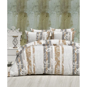 İsmail Gürel Çift Kişilik Desenli Nevresim Takımı ( Lastikli Çarşaflı)