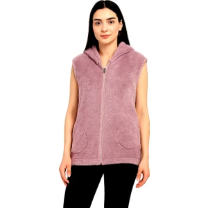 Sweet's Collection Yelek Welsoft Peluş Kapüşonlu