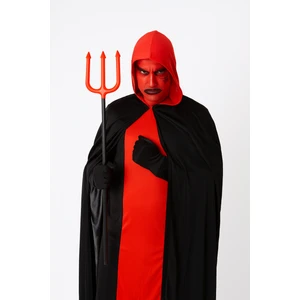 Halloween Cadılar Bayramı Şeytan Mızrağı 52 cm kırmızı 3 Çatllı Katlanabilir Korku Aksesuarı