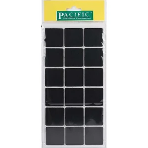 Pacific 6035 Bl Yapışkanlı Keçe  35 mm x 35 mm Siyah
