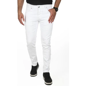 DeepSEA Beyaz Likralı Jeans Skinny Fit Esnek Kot Pantolon 2004157