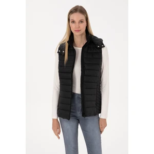 U.s. Polo Assn. Kadın Siyah Yelek (Dokuma) 50307992-VR046