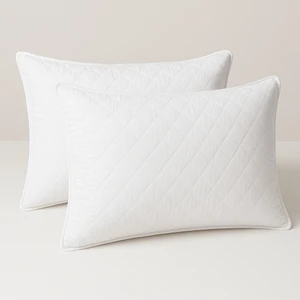 Gön Ev Tekstili 6 Adet Yastık Koruyucu Alez Kapitoneli 50X70 Yastık Alezi Otel Alezi