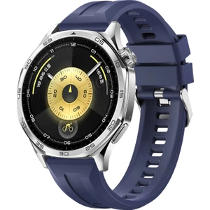 Huawei Watch Gt 6 Gt 6 Pro 46MM Uyumlu Lansman Kordon Metal Tokalı Silikon 22MM Kayış