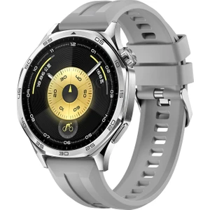 Huawei Watch Gt 6 Gt 6 Pro 46MM Uyumlu Lansman Kordon Metal Tokalı Silikon 22MM Kayış