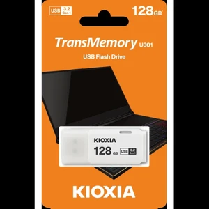 Kıoxıa U301K 128GB USB 3.2 Gen1 Transmemory Flash Disk (Siyah)